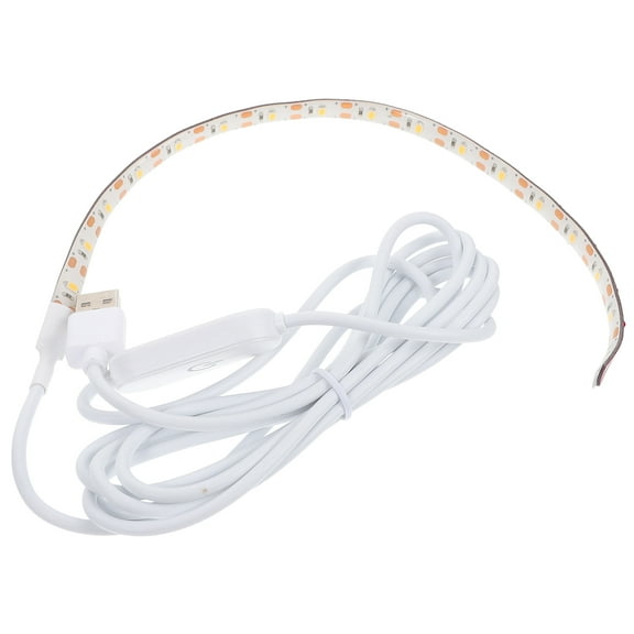 OFFIGAM USB Powered LED Sewing Machine Light Strip with Adhesive Ribbon, Easy to Install, White, 2 Meters