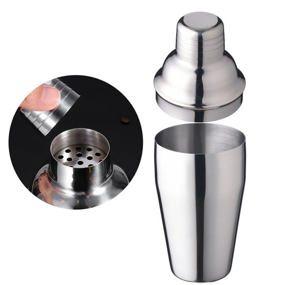 OFFIGAM Cocktail Shaker Glass with High-Polished Mirror Finish Bartending Mixing Tool 1 Pack for Home Bar