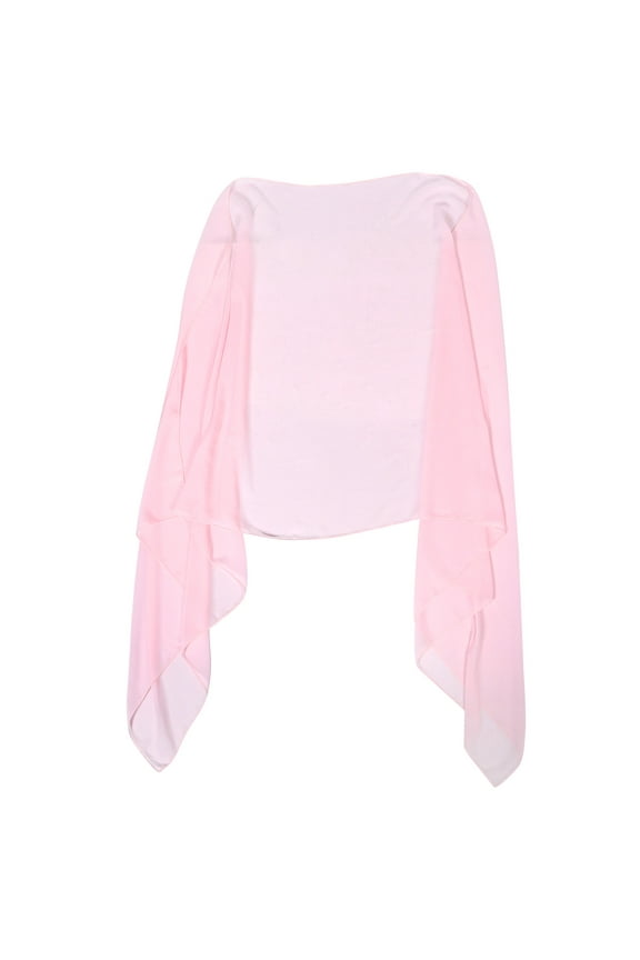 Chiffon Scarves For Women Elegant Design Lightweight Pink 1Pack