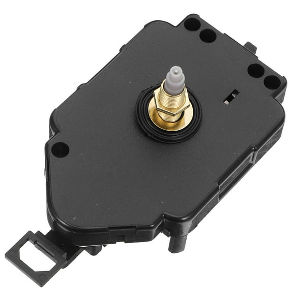 OFFIGAM Black Silent Quartz Wall Clock Movement for DIY Crafts with Precise Timekeeping and Long Pendulum Design