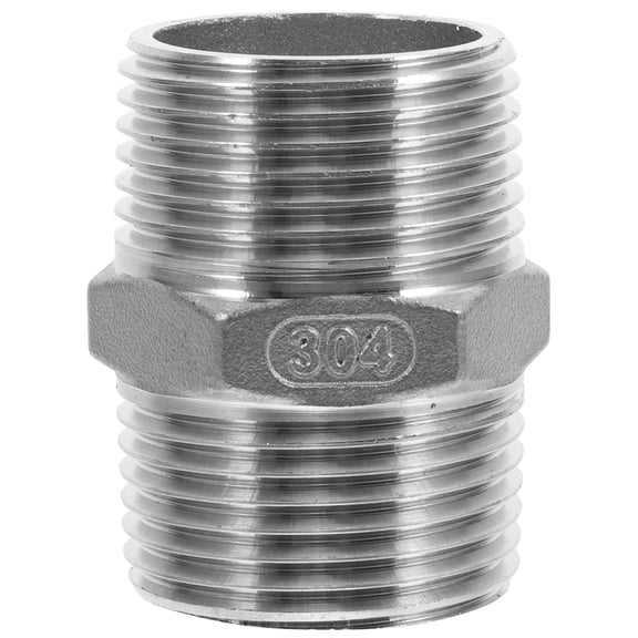 OFFIGAM Silver Hose Adapter Steel Pipe Connectors 1Pack for Changing Pipe Direction