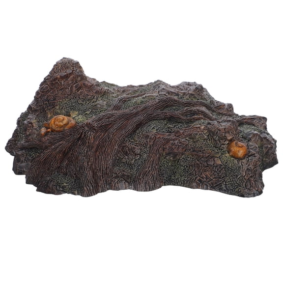 OFFIGAM Simulation Tree Root Platform Garden Ornaments Light Green Plastic For Fairy Garden 1Pcs