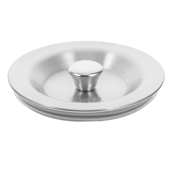 OFFIGAM Sink Drain Cap Stainless Steel Sink Drain Lid Water Basin Stopper Kitchen Sink Cap Sink Cover Lid Sink Drain Lid Replacement