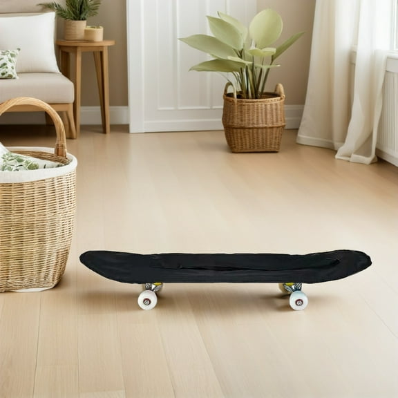 OFFIGAM Lightweight Black Skateboard Carrying Case for Daily Commuting and Youth Travel