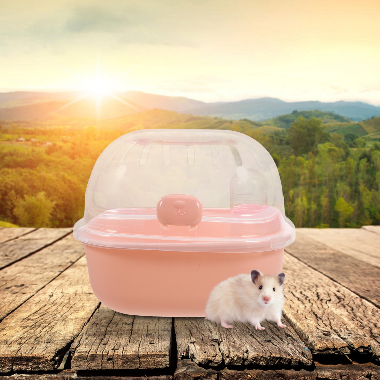 Curated visual reference: Gallery Detail: Offigam Small Animal Cage Portable Pet Travel Carrier For Hamsters