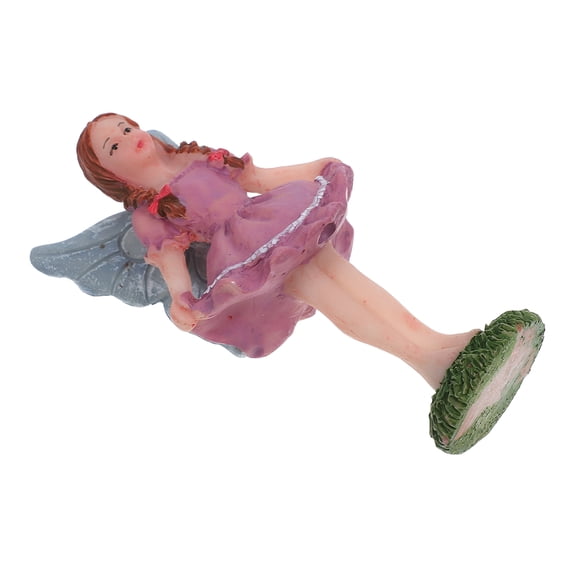 OFFIGAM Small Figurines for Garden Resin Fairy Multi Indoor Use Cute 1Pcs