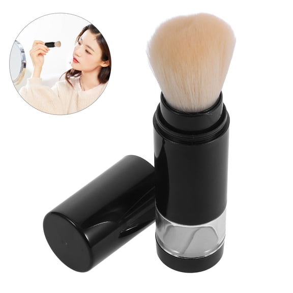 OFFIGAM Compact Retractable Knob Makeup Brush Multi for Home and Travel