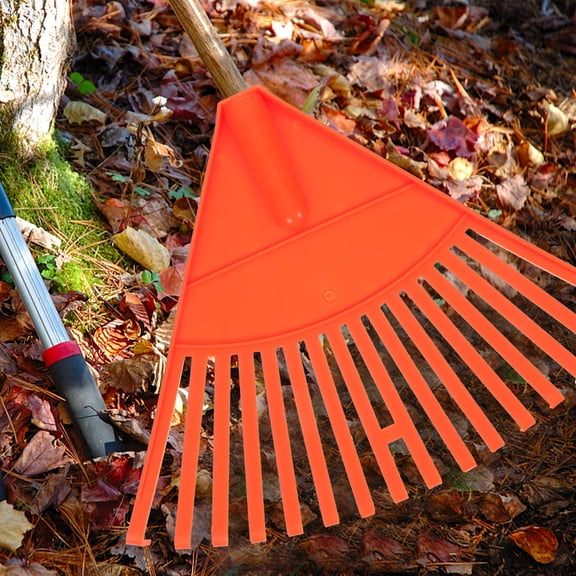 OFFIGAM Small Metal Rake Garden Rake Nylon Raking 1Pack