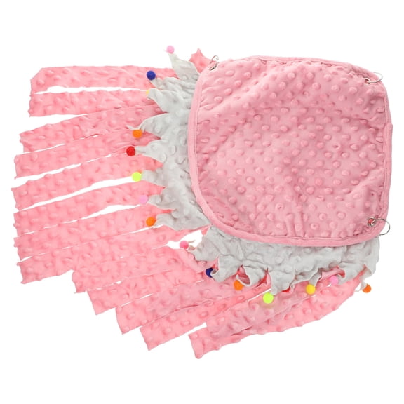 OFFIGAM Small Pet Hideaway Hammock in Pink for Guinea Pig Hamster Cage Resting