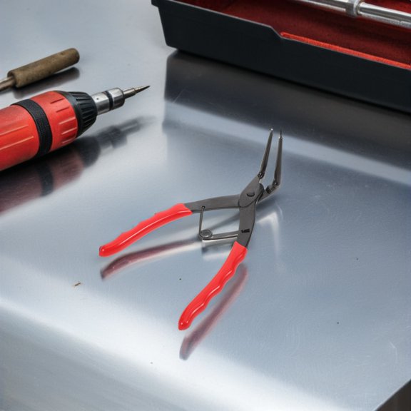 OFFIGAM Snap Ring Removal Pliers Tool with Durable Material and 90 Degree Angle for Tight Spaces