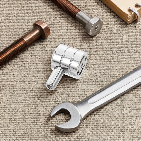 OFFIGAM Snare Drum Accessories Metal Silver 1Pcs Cylindrical Design For Acoustic Percussion