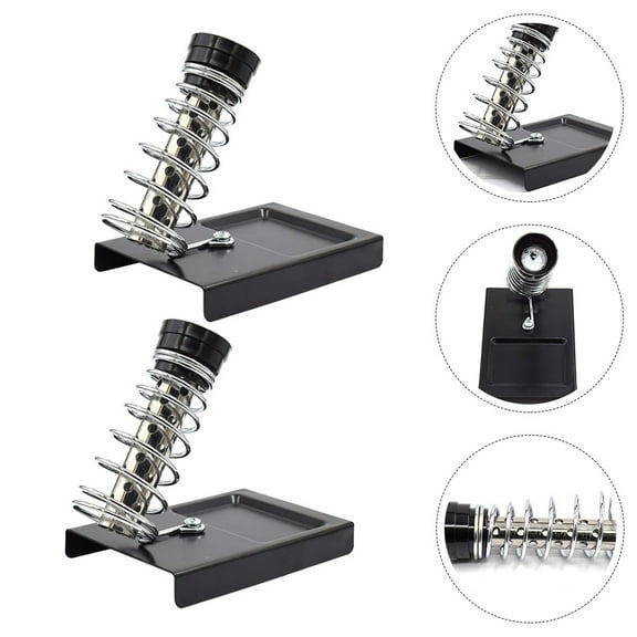 OFFIGAM Black Soldering Fixture Support Station Set of 2, 5.2 x 3.5 x 1.9 Inches, Soldering Tool Accessories