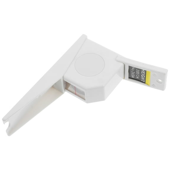 OFFIGAM Space Saving Wall Mounted Height Measuring Tape with Retractable Design for Accurate Height Measurement in White
