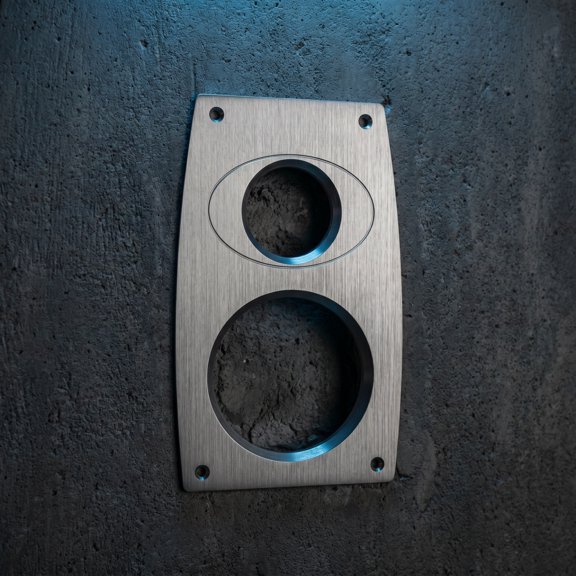 OFFIGAM Speaker Front Panel with Mounting Bracket Dark Grey for Bookshelf and Subwoofer Use