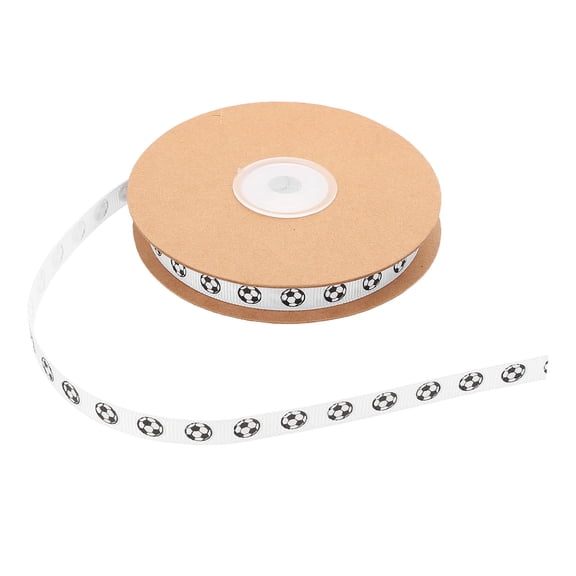 OFFIGAM Sports Soccer Ribbon with Striped Pattern for Crafting and Presentation