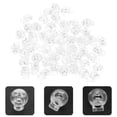 thumbnail image 1 of OFFIGAM Clear Plastic Cord Locks with Spring Fastener, Ideal for Clothing, Lanyards, Backpacks, Outdoor Gear Accessories, 1 of 8