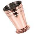 thumbnail image 1 of OFFIGAM Stainless Steel Anti-Leakage Crimping Wine Cup Rose Gold 1Pack 4.7x3.2x3.2in, 1 of 7