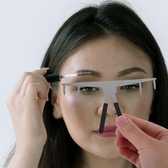 OFFIGAM Stainless Steel Eyebrow Tattooing Tool with Advanced Positioning for Precise Brow Shaping