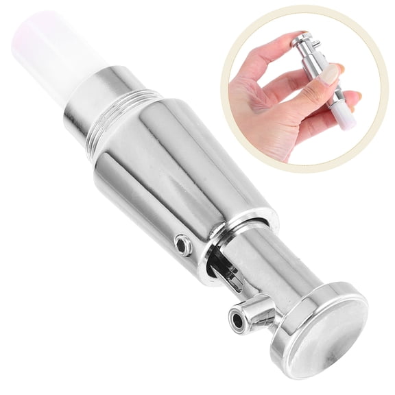 OFFIGAM Stainless Steel Soap Dispenser Pump Replacement, Manual Pump for Bathroom, Kitchen, Office - Single Piece