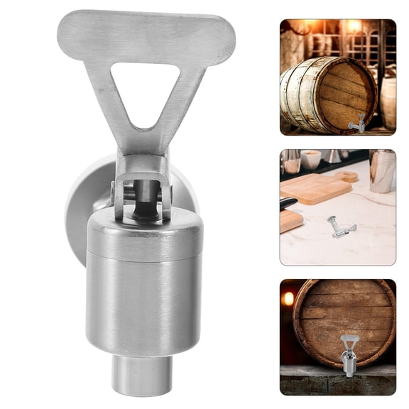 OFFIGAM Stainless Steel Beverage Spigot Replacement Tap for Home Brewing Keg, Faucet for Drinks