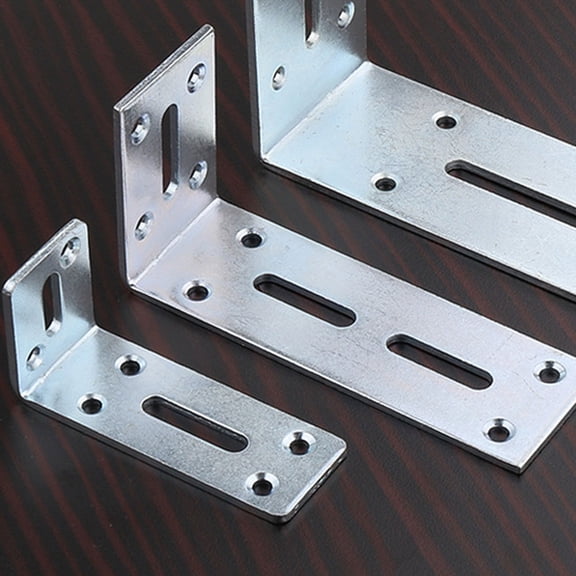 OFFIGAM 5-Pack Rust-Resistant Steel Shelf Support Brackets for Wood Furniture, Heavy Duty and