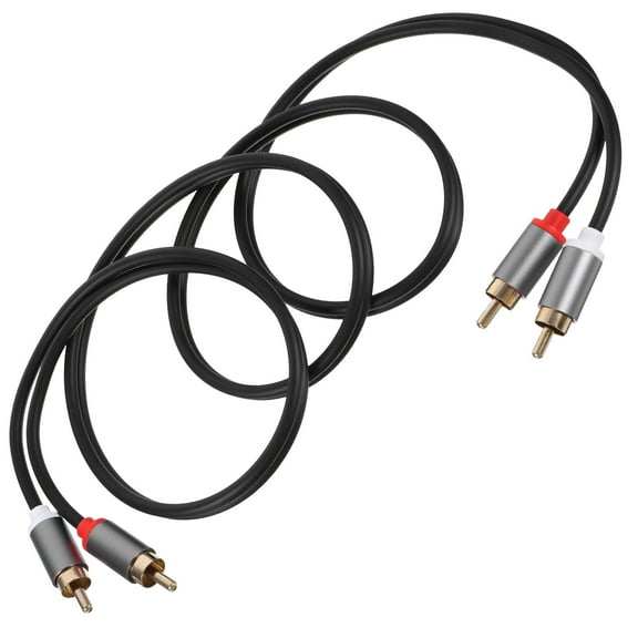 OFFIGAM Stereo Audio Jack Cables with Assorted Colors, Copper Core, PVC Jacket for Headphones and Audio Devices