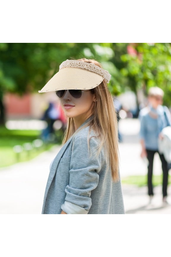 Women's Sun Shade Hat Wide Brim Straw Design Light Yellow Breathable for Beach, Weddings, Outdoor Activities