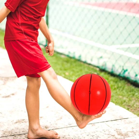 OFFIGAM Red PVC Basketball Toy for Swimming Pool Fun - Interactive Water Basketball, and Lightweight, 1 Pack