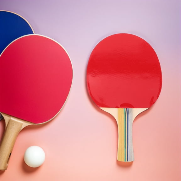 OFFIGAM Unpainted Sports Paddles with Comfortable Grip and Balanced Performance for Table Tennis and Outdoor Games