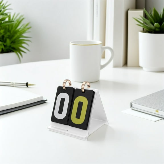 OFFIGAM Tabletop Scoreboard Manual Plastic Scoring Tool for Card Games and Board Games, Portable and Easy to Use