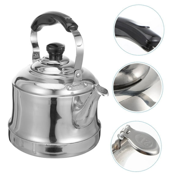 OFFIGAM Tea Infuser Pot Kettle Stainless Steel 2L Capacity Making Tea for Home Use 1Pack