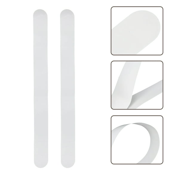 OFFIGAM 2Pcs Professional Tennis Racket Protection Tape Transparent Tpu Racquet Saver