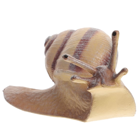 OFFIGAM Tiny Lifelike Snail Snail Craft Plastic 1Pack