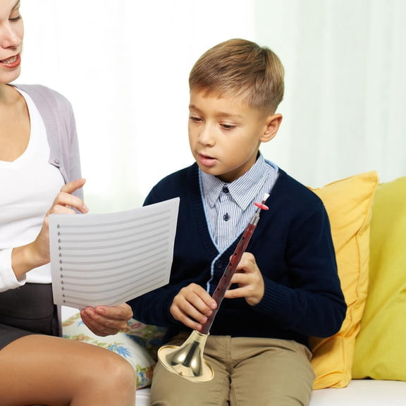 OFFIGAM Traditional Chinese Wind Instrument for Beginners, Design with Wood Texture, Multiple Sizes Available