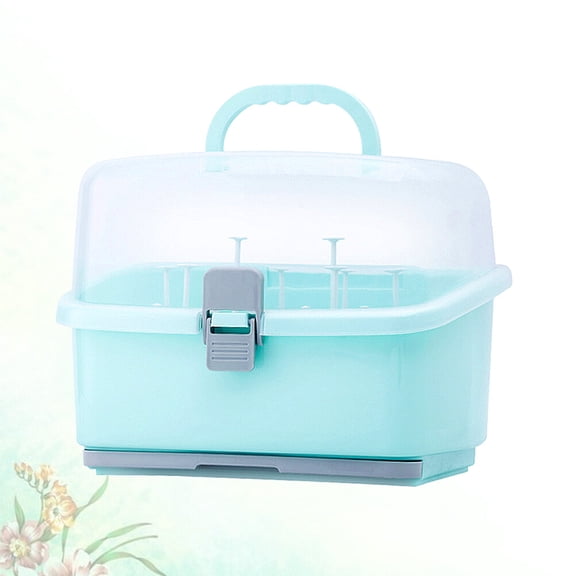 OFFIGAM Travel Tableware Storage Box Green 1Pack for Parents