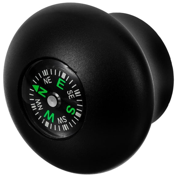 OFFIGAM Trekking Compass Aluminum Black 1Pack Outdoor Enthusiasts Camping Hiking Activities