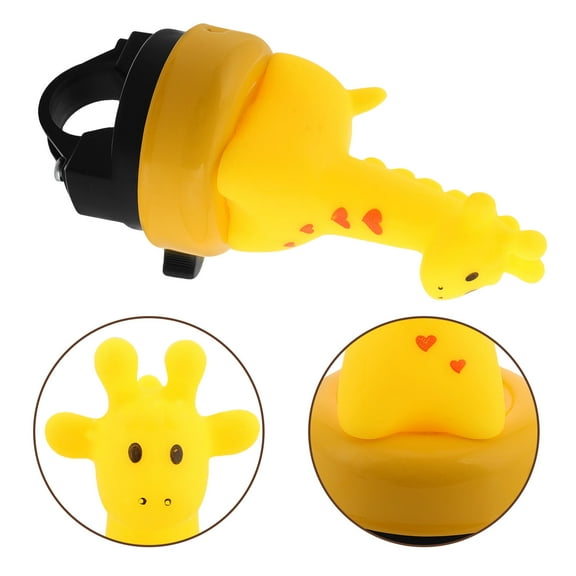 OFFIGAM Yellow Ultra Loud Bike Bell with Cute for and Scooter Safety and Easy Installation