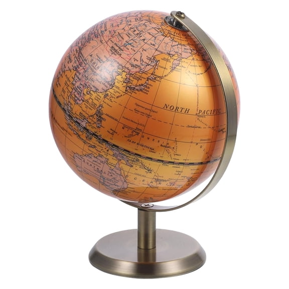 OFFIGAM Decorative Multi-Color ABS Metal Globe for Desktop Office and Study Room