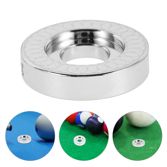 OFFIGAM Universal Plated Silver Stainless Steel Pool Cue Weight Ring for Stable Power and Consistent Hand Feel