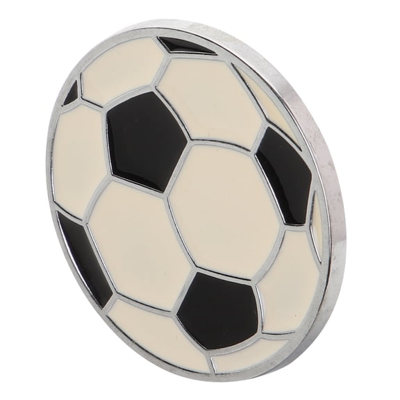 OFFIGAM Car Logo Decoration Car Soccer Sticker Zinc Alloy 1Pack Modern Multi