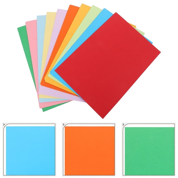 OFFIGAM Versatile Colored Paper Sheets Assorted Colors Compatible with Home Office Printers