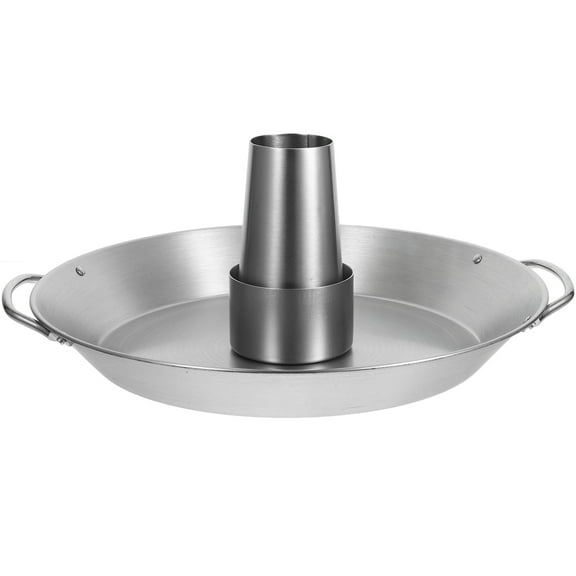 OFFIGAM Stainless Steel Chicken Grilling Stand for Outdoor Cooking and Picnic, 13.8 x 12.6 x 5.9 inches