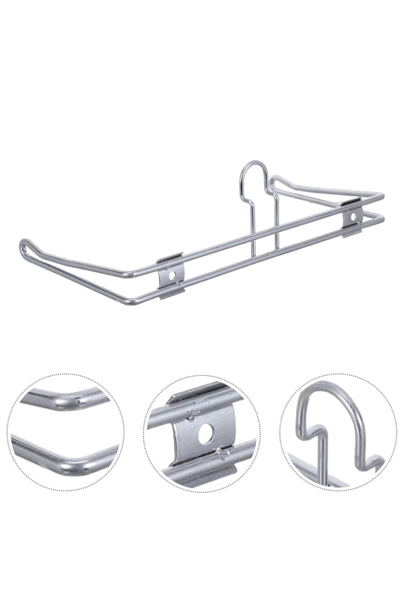 Wall Mount Metal T Shirt Bag Holder Rack for Retail Stores with Sturdy Design