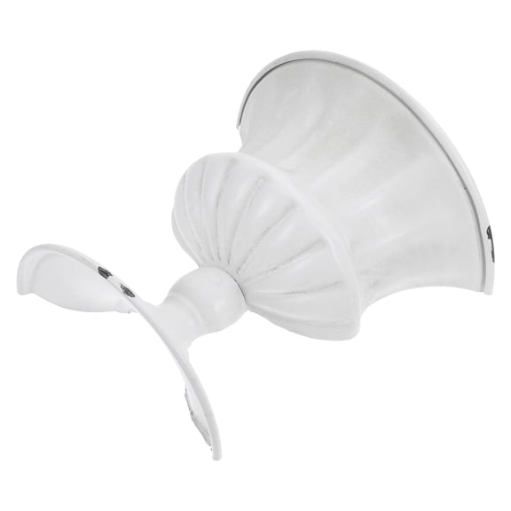 OFFIGAM White Rustic Farmhouse Wall Mounted Vase Decorative Floral Container for Home Decor