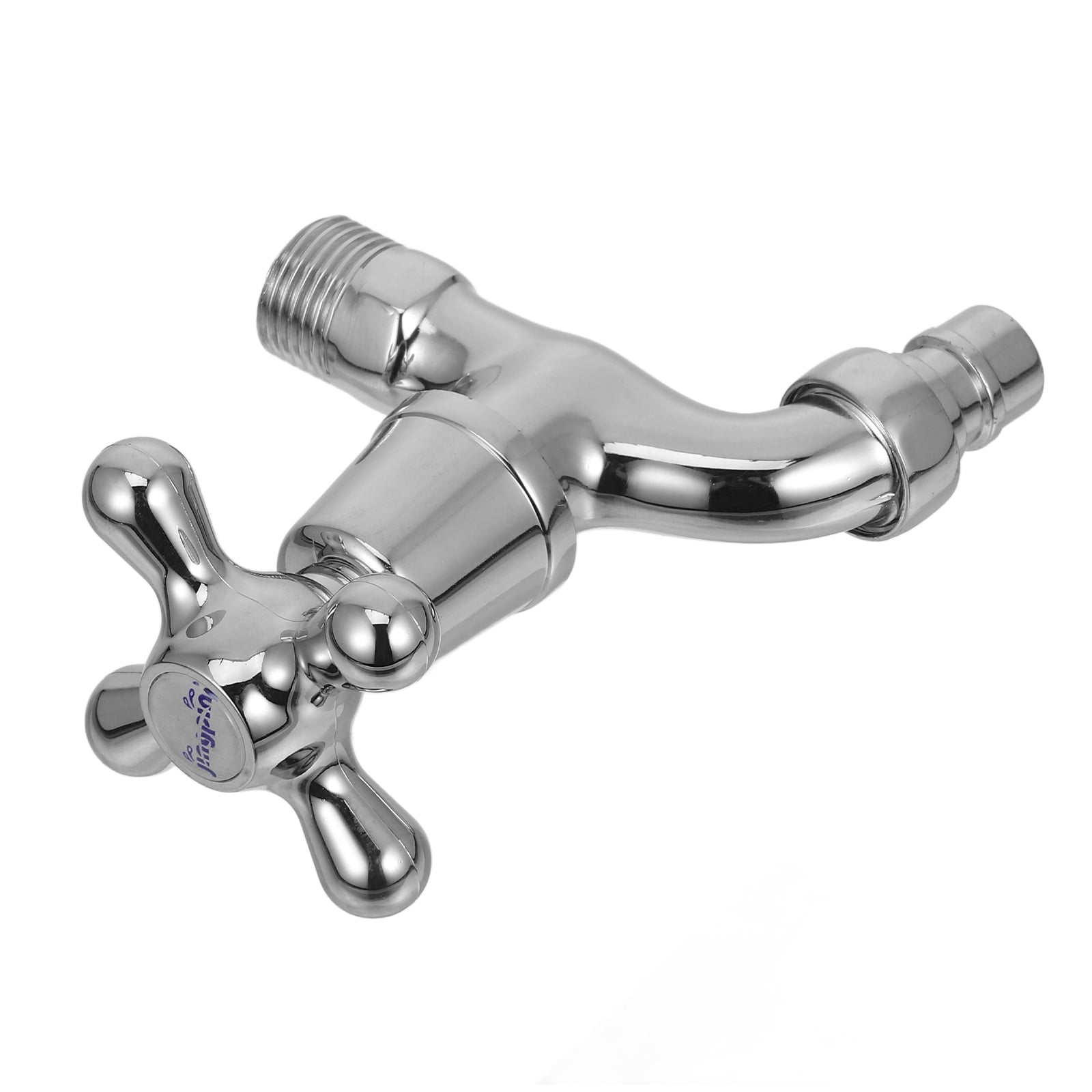 OFFIGAM Single Handle Silver Wall Mounted Faucet for Outdoor Sink ...