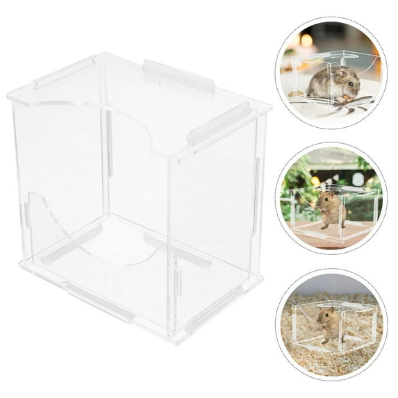 OFFIGAM Acrylic Small Pet Feeding Bowl, Washable and for Hamsters, Guinea Pigs, , and Other Small Animals