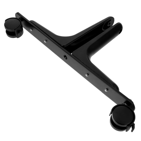 OFFIGAM Heavy Duty Black Metal Patio Fence Base for Room Divider and Garden Border Edging