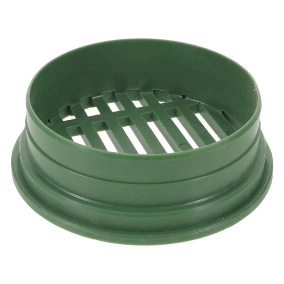 OFFIGAM Green Plastic Ground Drain Grate for Outdoor Garden and Lawn Efficient Water Drainage