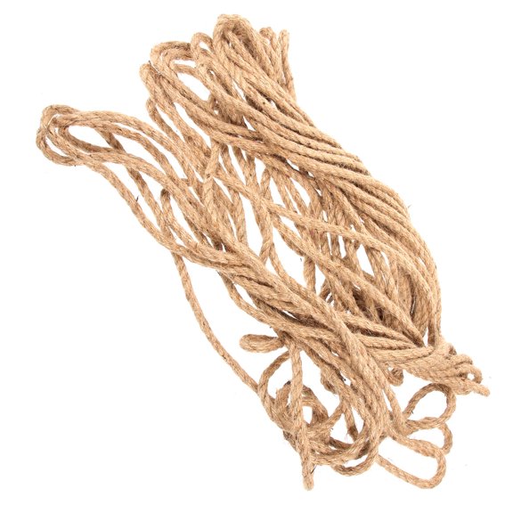 OFFIGAM Light Brown Jute Rope for Craft Wrapping, Gardening, and Outdoor Use Weather Resistant Twine