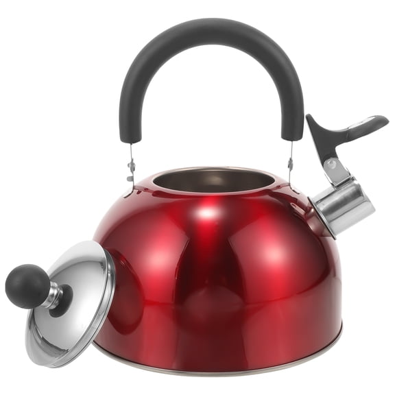 OFFIGAM Red Kettle Stainless Steel Comfortable Handle for Home